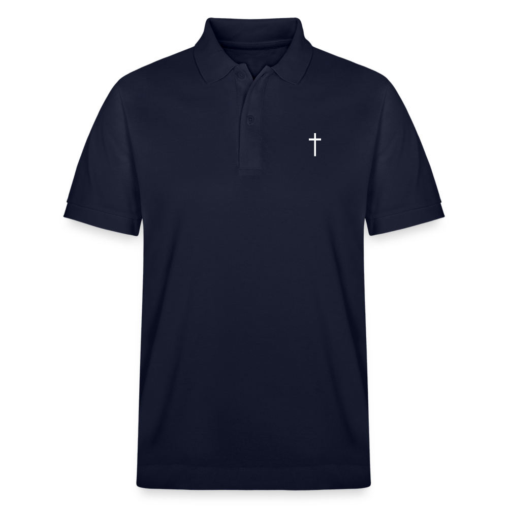 Cross Organic Unisex Polo Shirt - navy