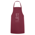 Joy to the world Cooking Apron - bordeaux