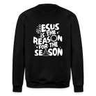 Christmas Unisex Organic Sweatshirt - black