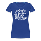 Chosen Women’s Premium T-Shirt - royal blue