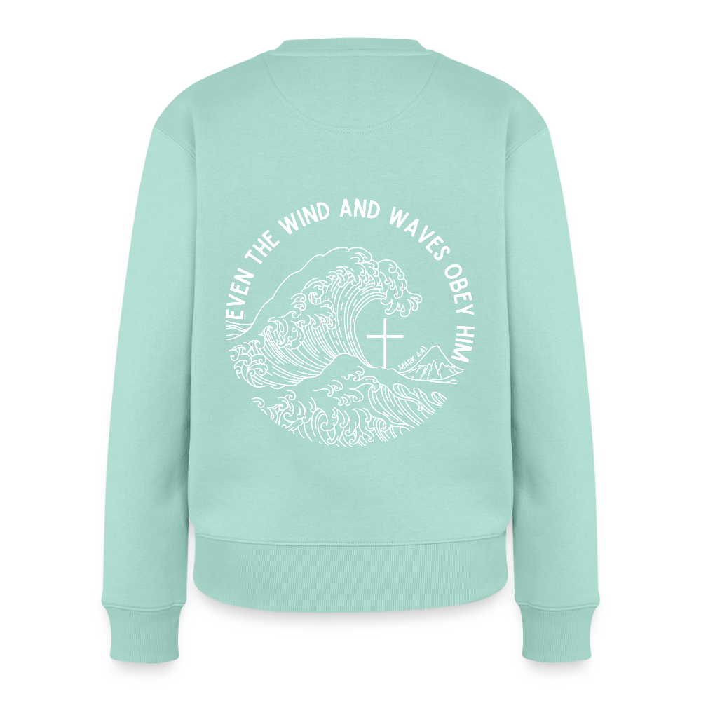 Wind and Waves Women’s Premium Sweatshirt - mint 