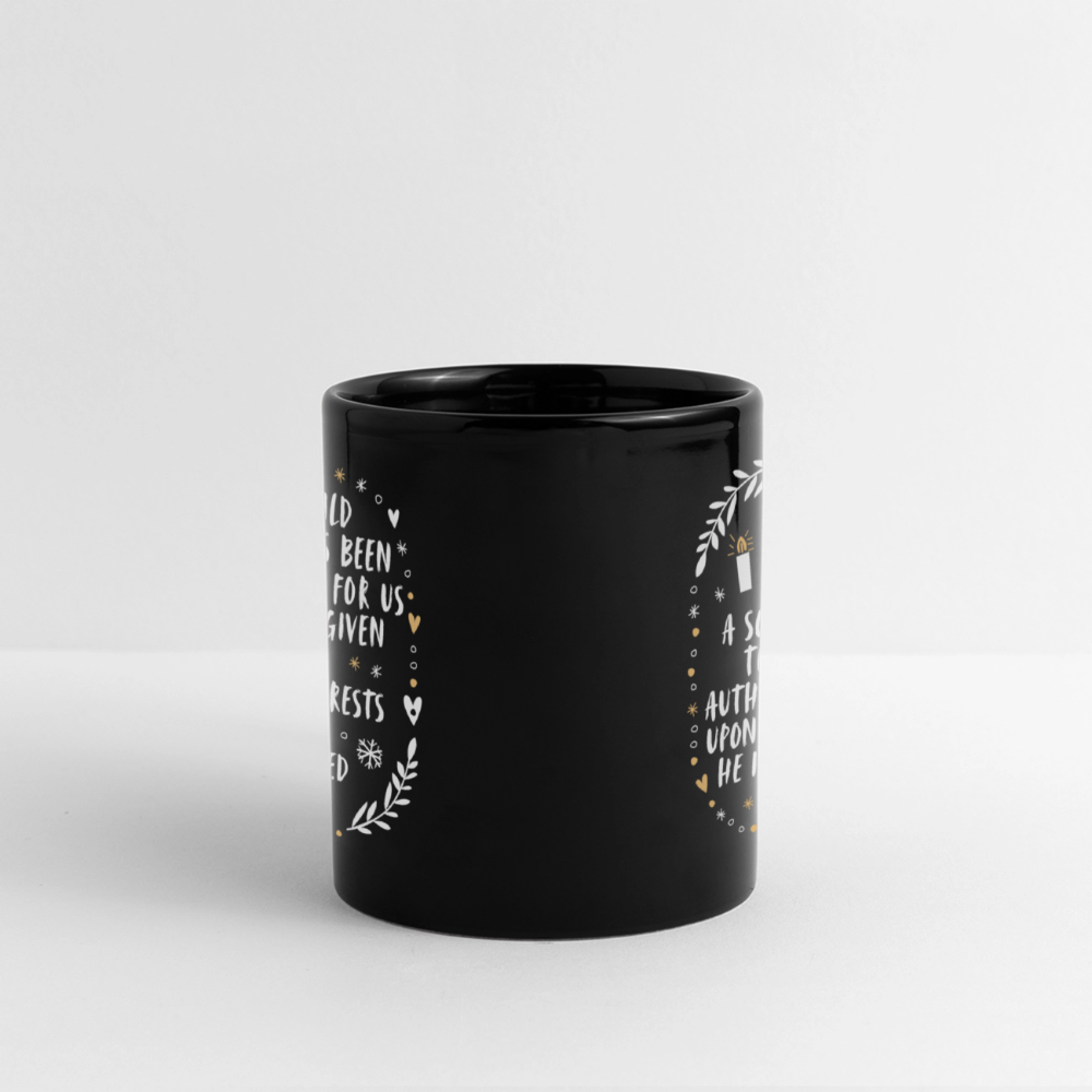 Christmas Panoramic Mug - black