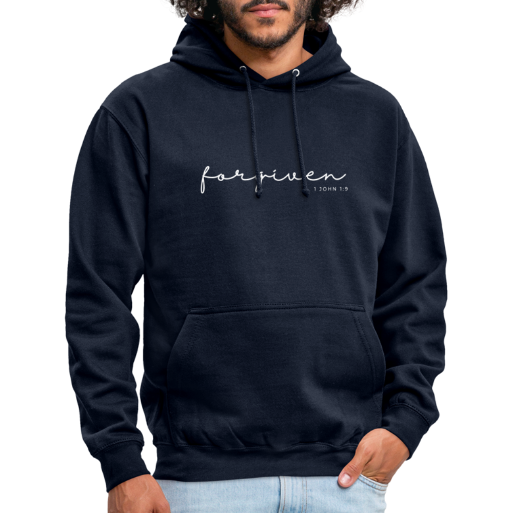 Forgiven Unisex Hoodie - navy