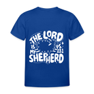 My Shepherd Kids' T-Shirt - back print - royal blue