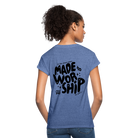 Made to Worship Women’s Relaxed Fit T-Shirt - heather denim