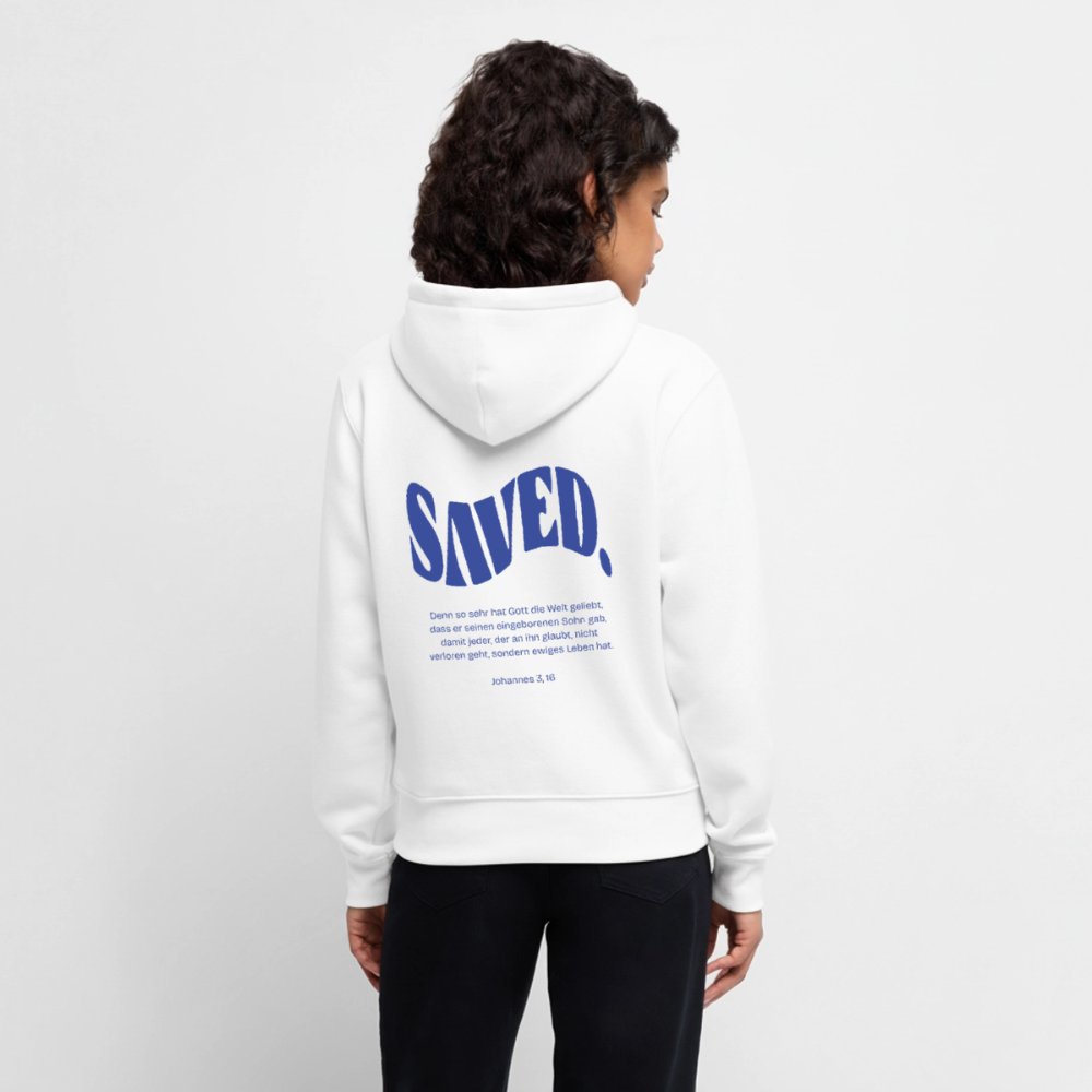 Saved Women’s Premium Hoodie - white