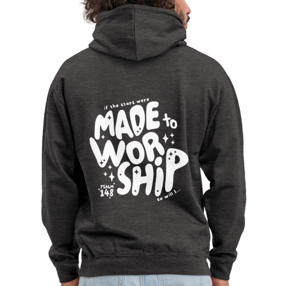 Made to Worship Unisex Hoodie - charcoal grey