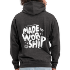 Made to Worship Unisex Hoodie - charcoal grey