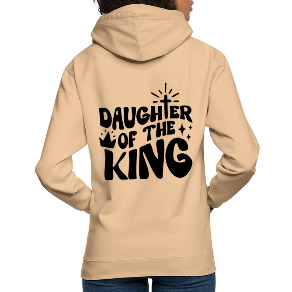 Daughter of the King Unisex Hoodie - peach