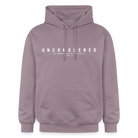 Unconquered Unisex Softstyle® Midweight Hoodie - purple-grey 