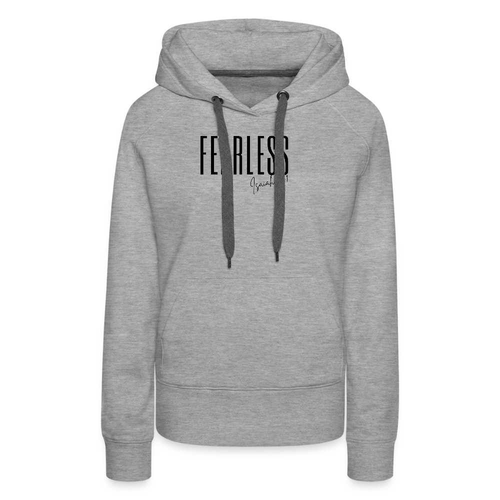 Fearless Women’s Premium Hoodie - heather grey