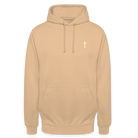 Cross Unisex Hoodie - peach