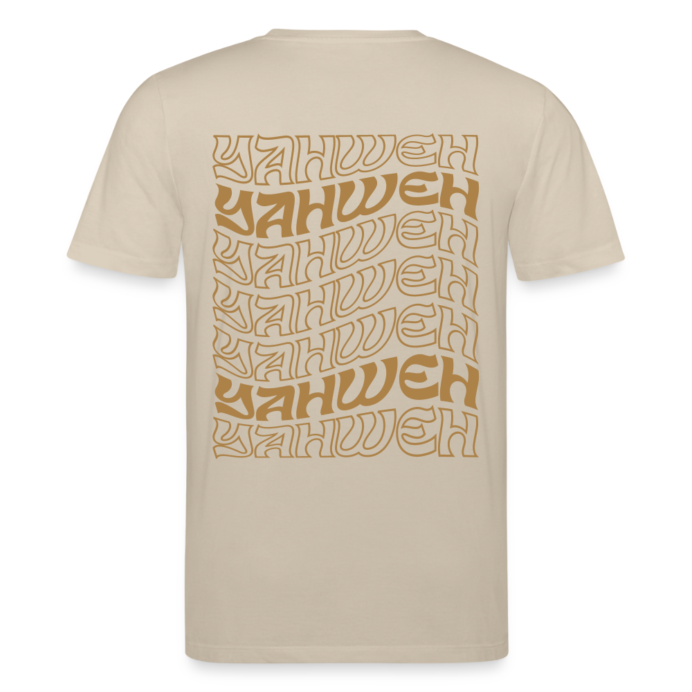 Yahweh Unisex Organic T-Shirt - beige