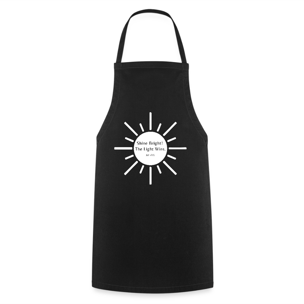 Shine Bright Cooking Apron - black