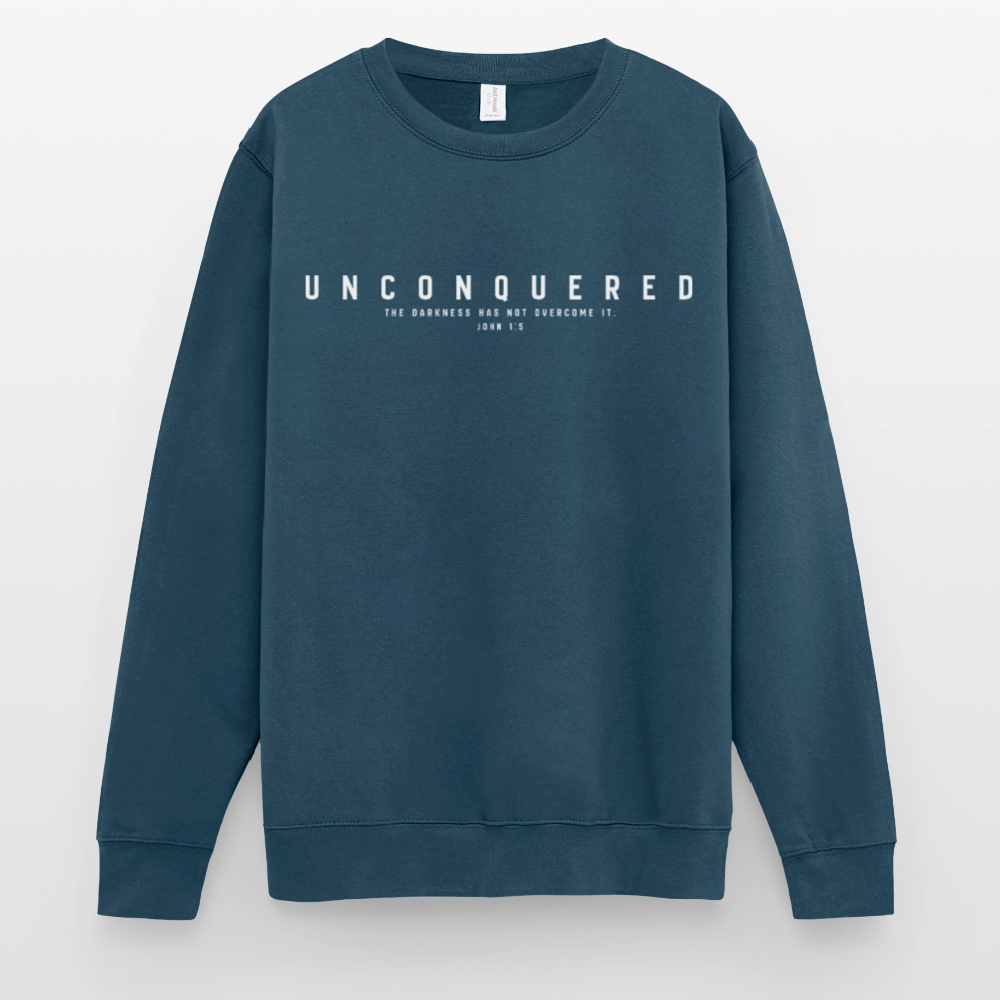 Unconquered Unisex Sweatshirt - indigo blue