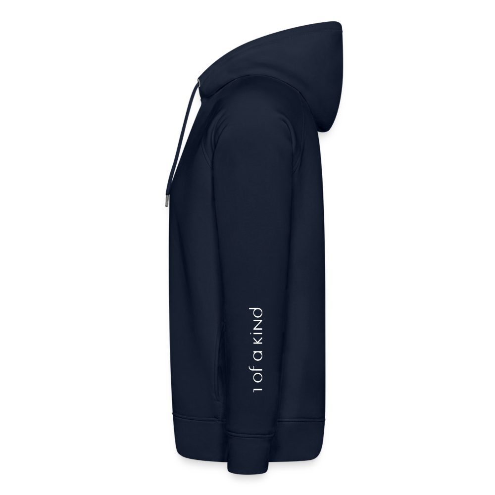 Cross/1 of a kind Unisex Organic Hoodie - navy