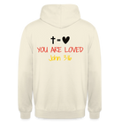You are loved Unisex Hoodie (Germany Flag) - vanilla