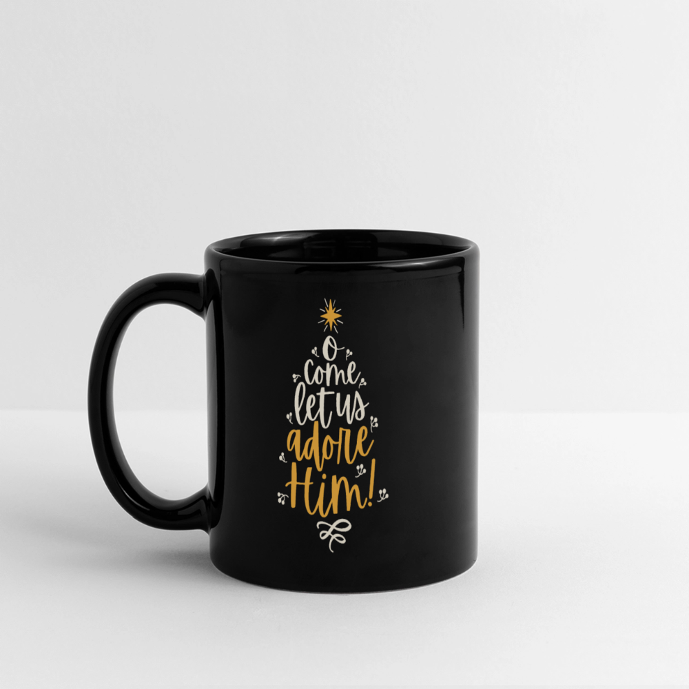 Christmas Panoramic Mug - black
