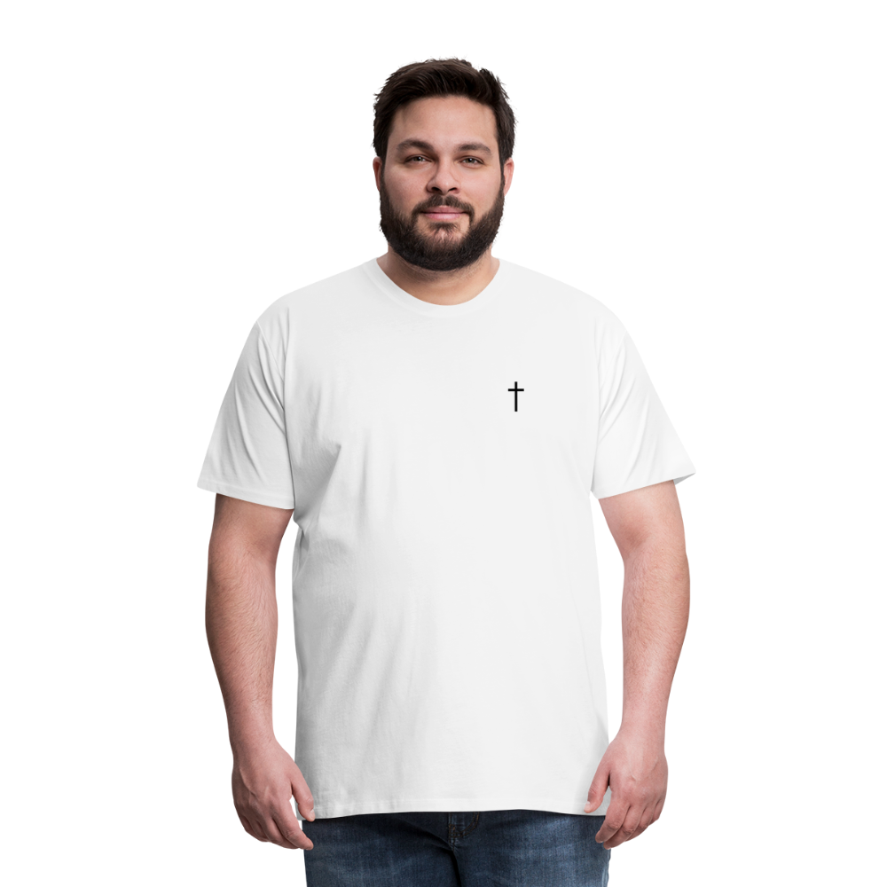 Cross Men’s Premium T-Shirt - white