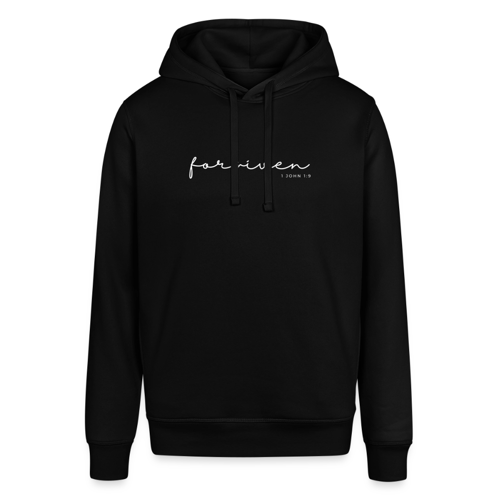 Forgiven Unisex Organic Hoodie by Stanley & Stella - black