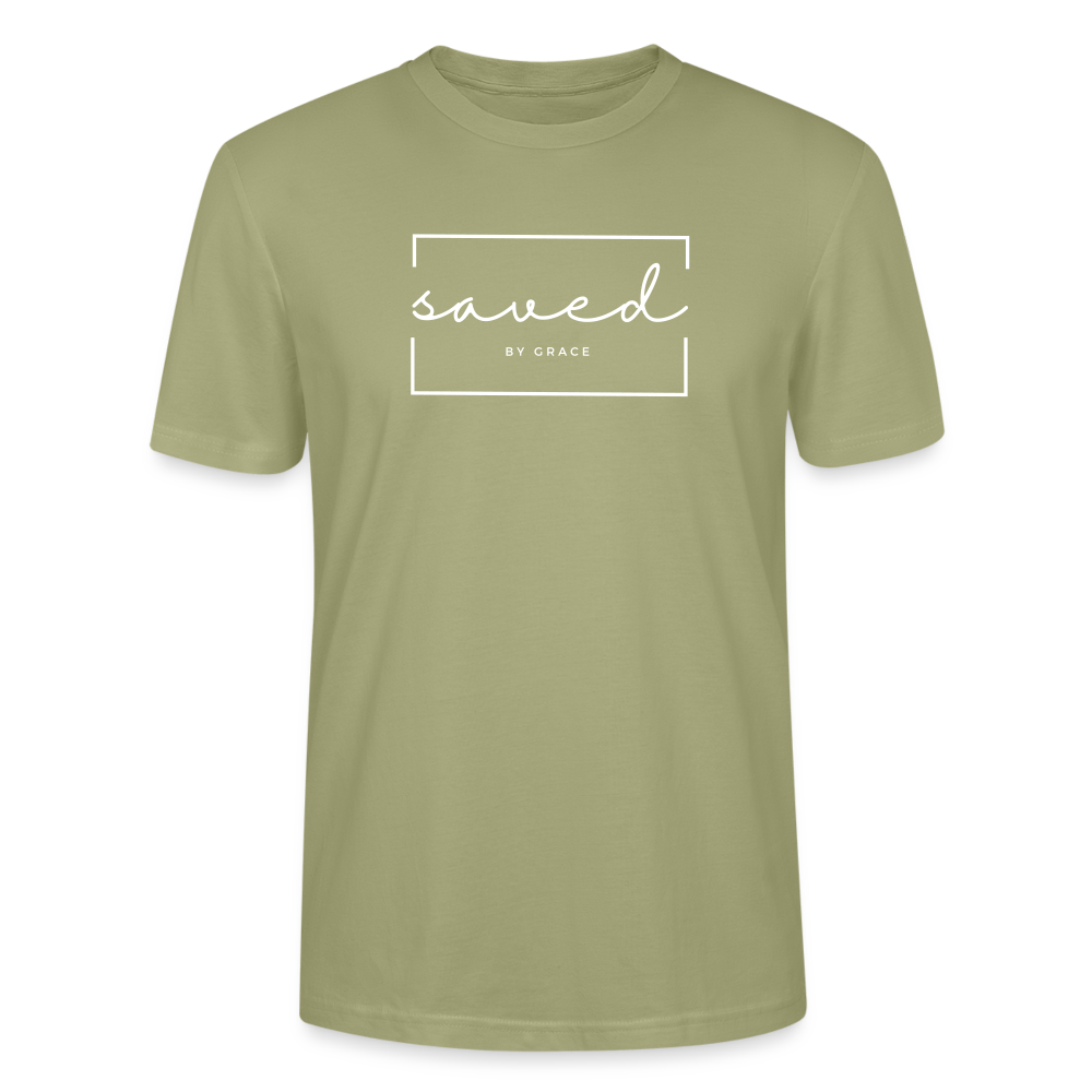 Saved by Grace Unisex T-Shirt - sage