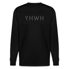 YHWH  Unisex Organic Longsleeve Shirt - black