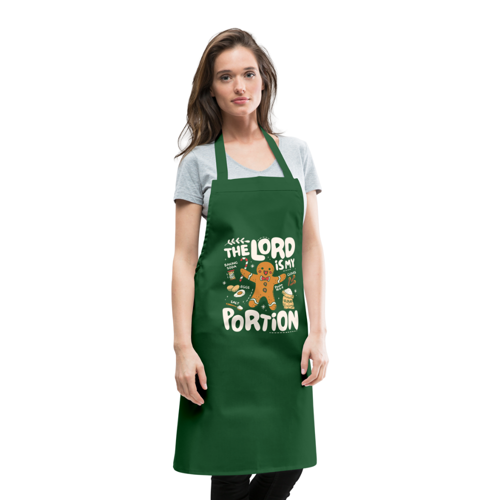 Christmas Cooking Apron - green