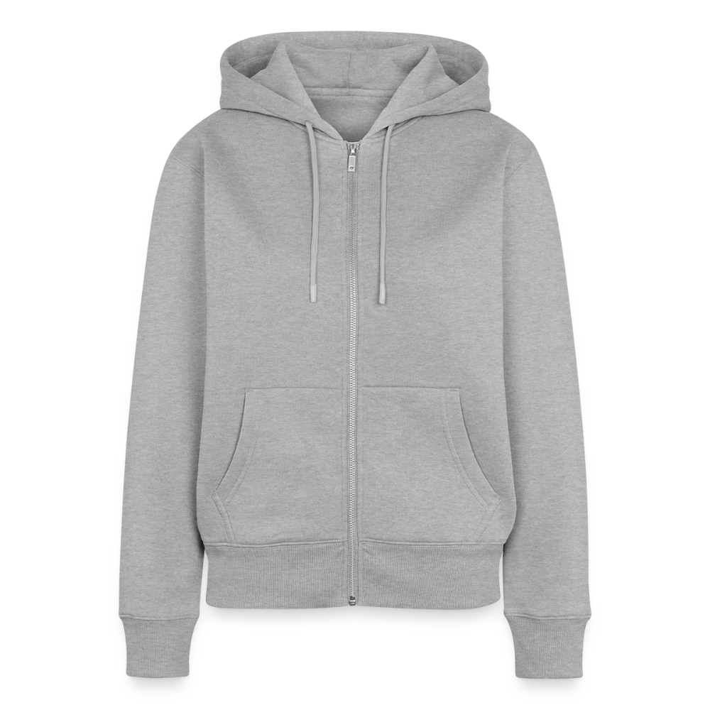 Rooted Women’s Zip Hooded Jacket - heather grey