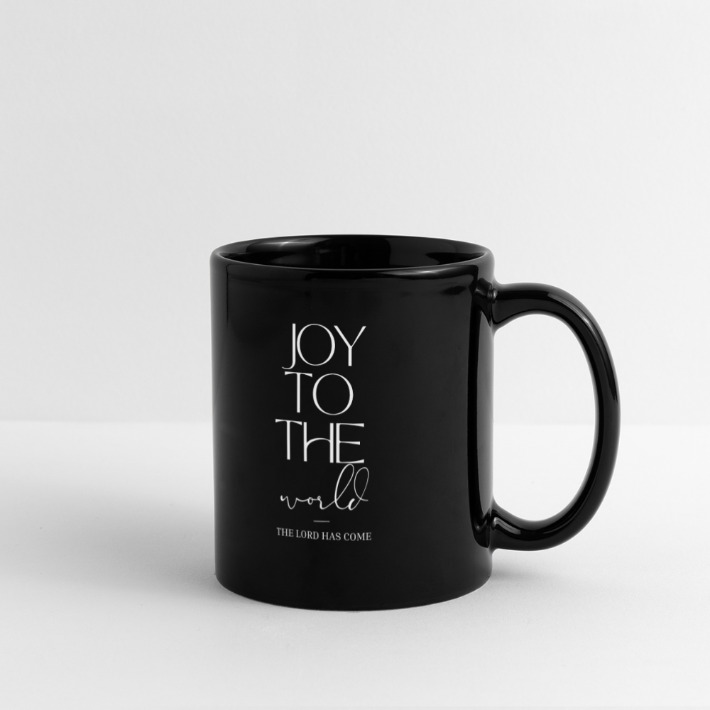 Joy to the world Panoramic Mug - black