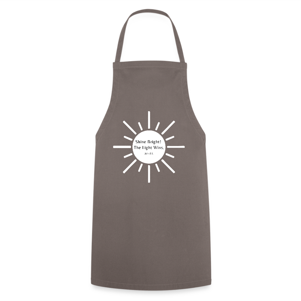 Shine Bright Cooking Apron - grey