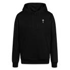 Cross Unisex Organic Hoodie - black