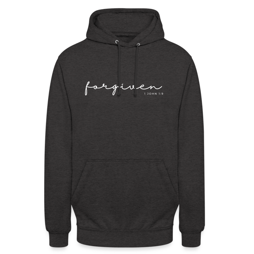 Forgiven Unisex Hoodie - charcoal grey