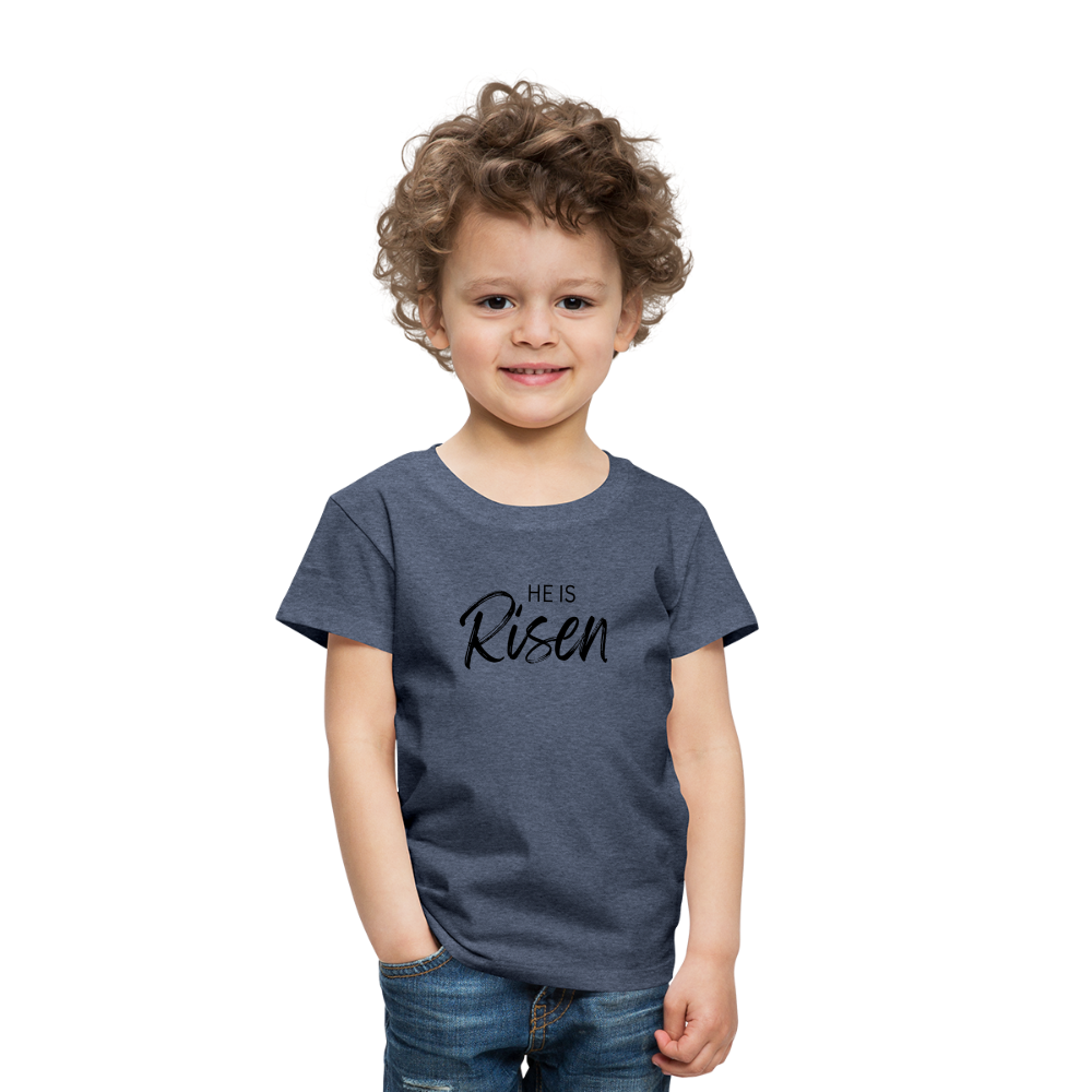 He is Risen Kids' Premium T-Shirt - heather blue