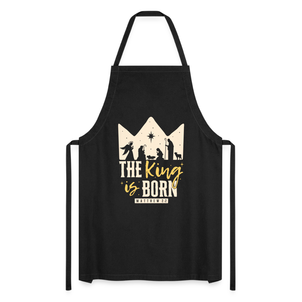 Christmas Cooking Apron - black