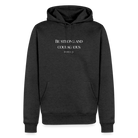 STRONG & COURAGEOUS Men’s Premium Hoodie - heather anthracite