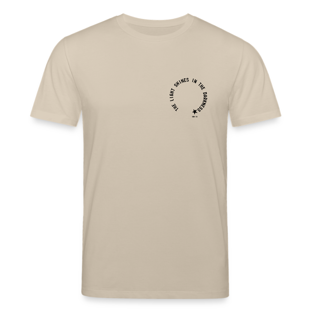 Shine Bright Unisex Organic T-Shirt - beige