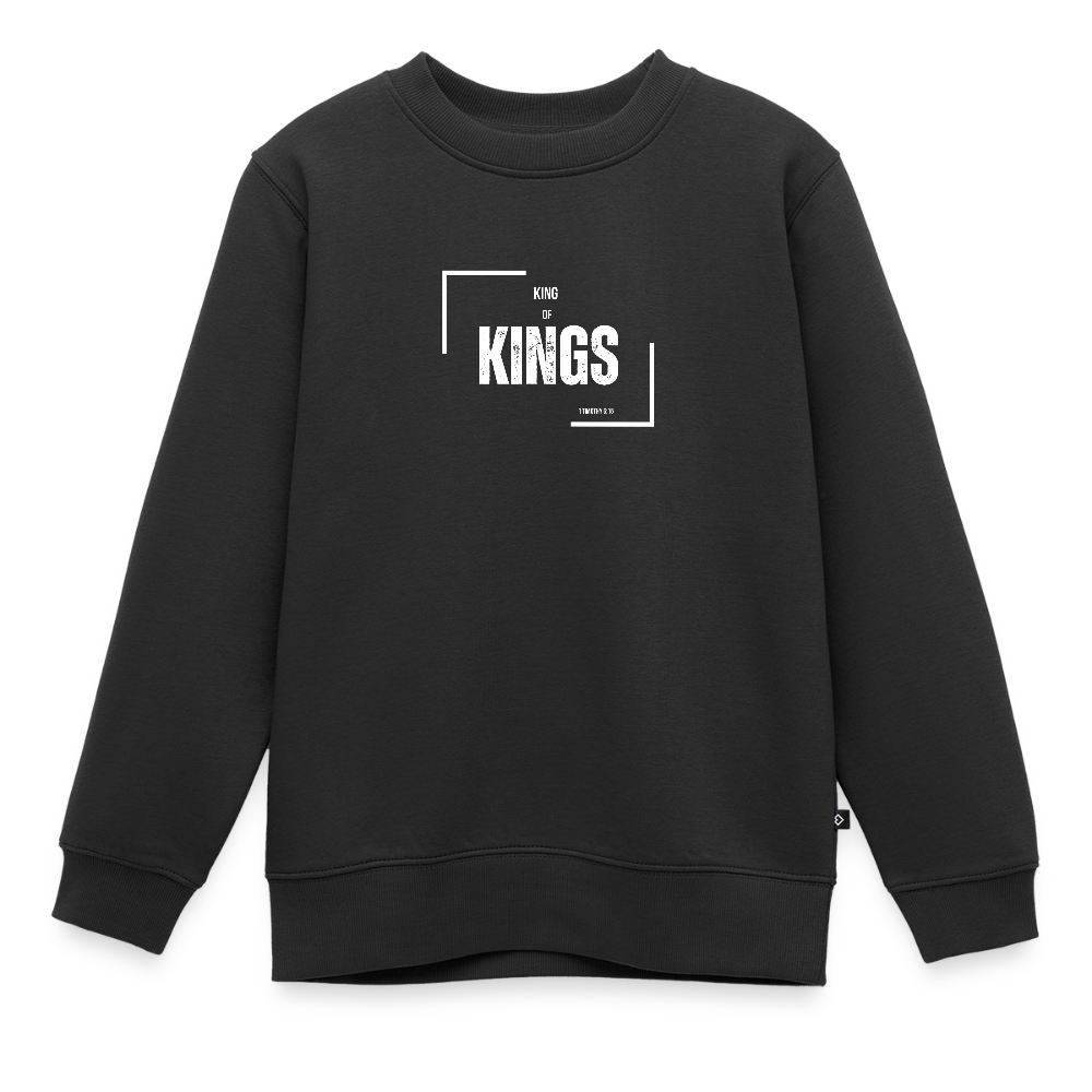 King of Kings Kids’ Premium Sweatshirt - black