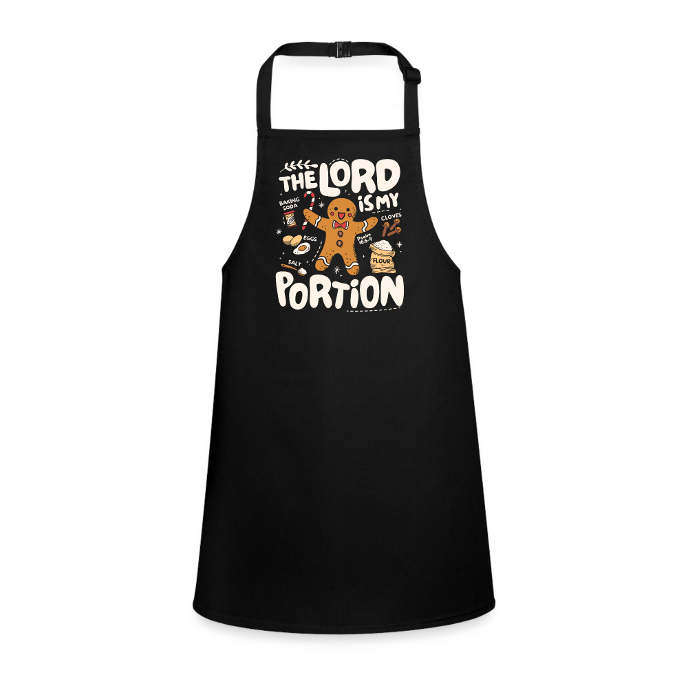 Christmas Children’s Apron - black