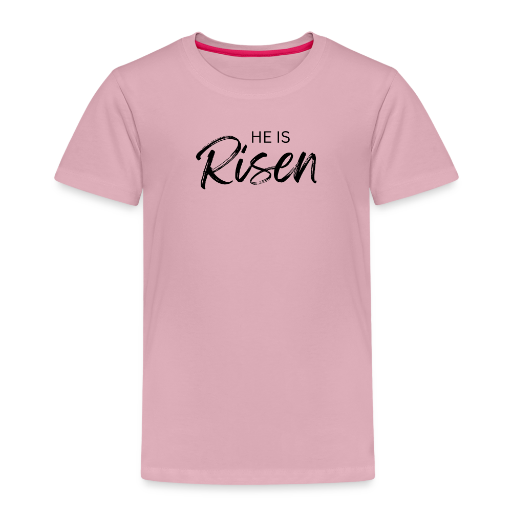 He is Risen Kids' Premium T-Shirt - rose shadow