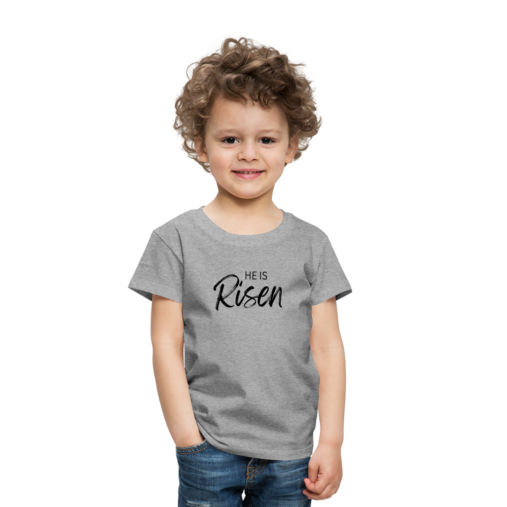 He is Risen Kids' Premium T-Shirt - heather grey