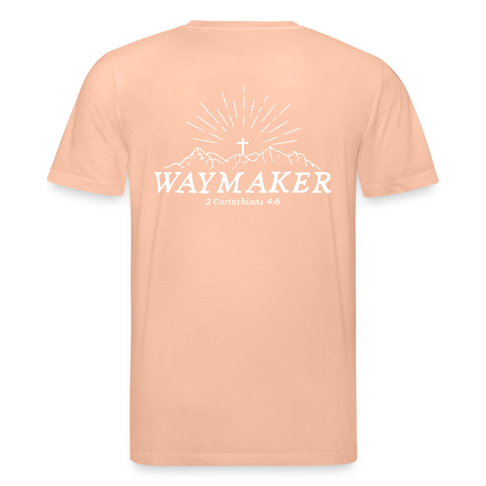 Waymaker Unisex Organic T-Shirt - peach