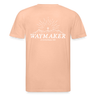 Waymaker Unisex Organic T-Shirt - peach