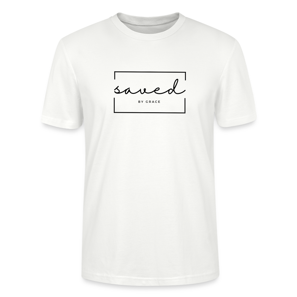 Saved by Grace Unisex T-Shirt - white