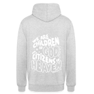 Children of God Unisex Hoodie - light heather grey