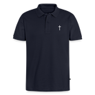 Cross Organic Unisex Polo Shirt - navy