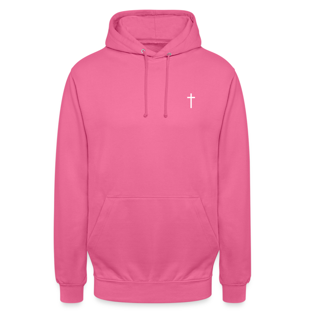 Cross Unisex Hoodie - pink