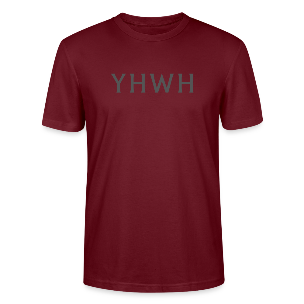 YHWH Unisex T-Shirt - burgundy