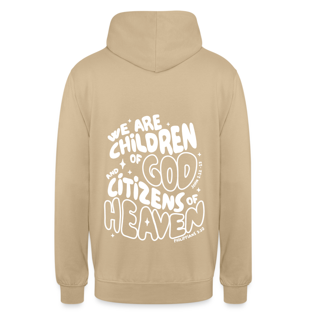 Children of God Unisex Hoodie - beige