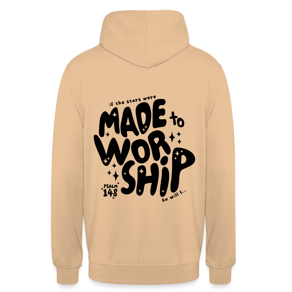 Made to Worship Unisex Hoodie - peach