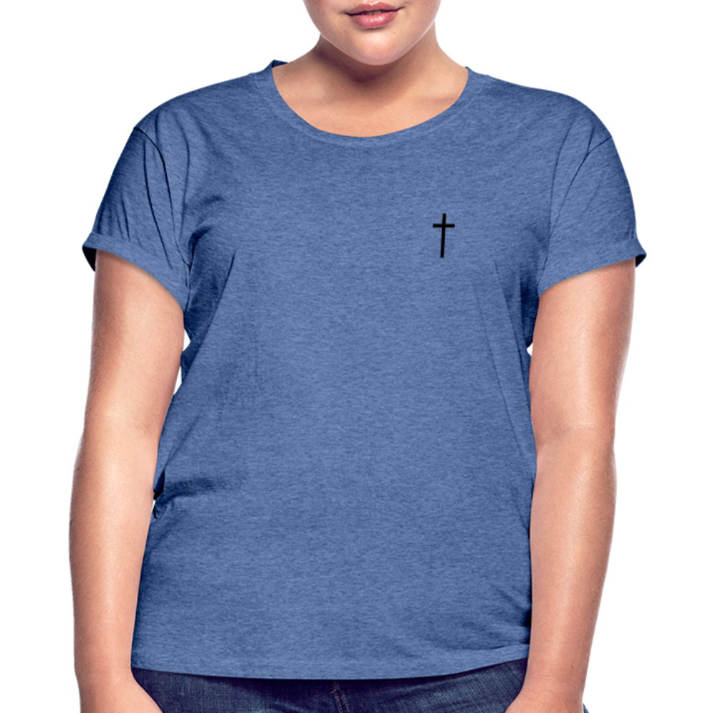 Cross Women’s Oversize T-Shirt - heather denim